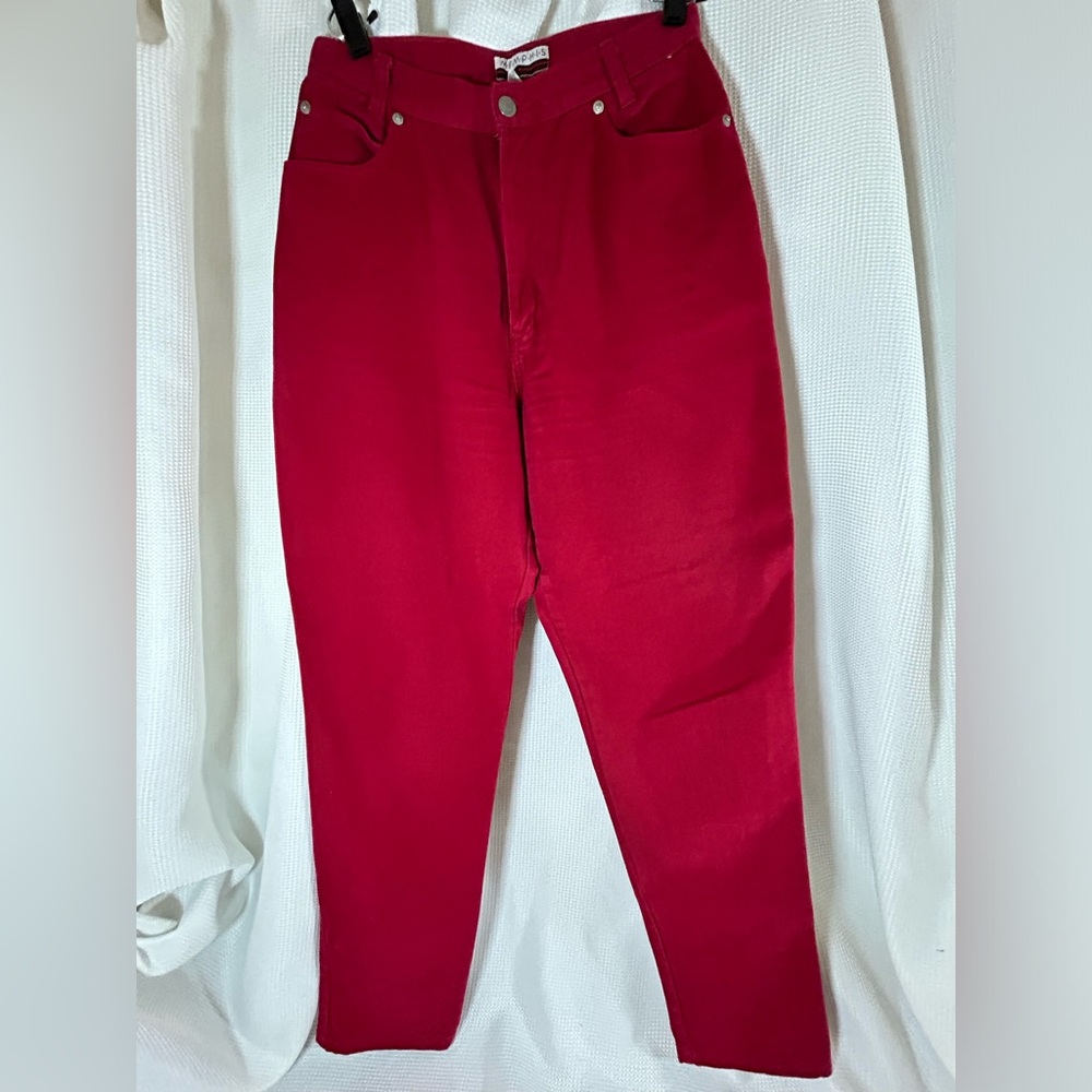 Memphis red jeans mom jeans vintage